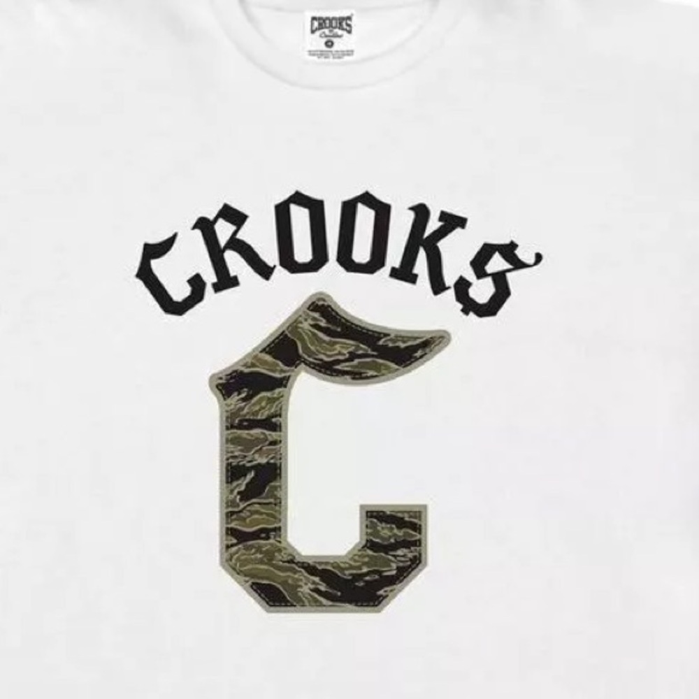 Crooks & Castles Gothic T-shirt White - Picture 2 of 3